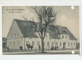 Hensken, Kreis Schloßberg Henskischken, Gasthaus Straukies Хенскишкен, трактир Штраукис