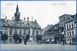 Osterode (Ostpr.), Kreis Osterode Osterode (Ostpr.), Alter Markt, Altes Rathaus VII Osterode, Stadtmotive