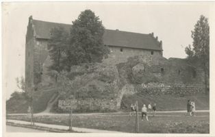 Soldau, Kreis Neidenburg Soldau, Schlossruine III Зольдау, руины замка, III