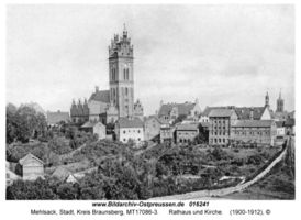 Mehlsack, Stadt, Kreis Braunsberg  