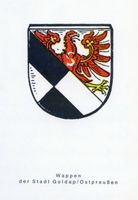 Goldap, Kreis Goldap Goldap, Stadtwappen Гольдап, городской герб