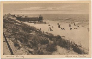 Kahlberg-Liep, Ort, Kreis Elbing Kahlberg-Liep, Strand mit Kaltbad Кальберг-Лип, пляж с холодной купальней