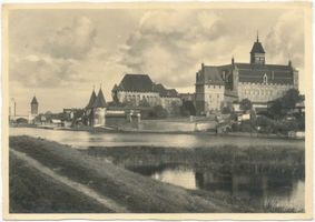 Marienburg, Westpr., Kreis Marienburg Marienburg, Die Marienburg von der Nogatseite XIII Мариенбург, замок Мариенбург со стороны Ногата, XIII