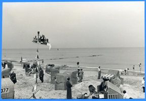 Cranz Kr. Samland, Ort, Kreis Samland Cranz, Strandleben XIII 