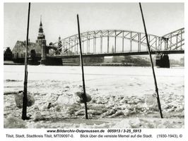 Tilsit, Stadt, Stadtkreis Tilsit   Tilsit, Luisen-Brücke