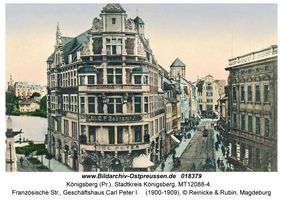 Königsberg (Pr.), Stadtkreis Königsberg Französische Straße