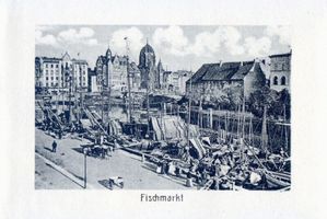 Königsberg (Pr.), Stadtkreis Königsberg Königsberg (Pr.),  Fischmarkt XVI Кёнигсберг (Пр.), Рыбный рынок, XVI