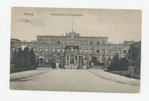 Elbing, Stadt, Stadtkreis Elbing Elbing, Krankenhaus Эльбинг, больница