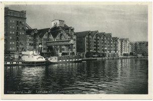 Königsberg (Pr.), Stadtkreis Königsberg Königsberg, Hundegatt mit Speicherviertel (Lastadie) Königsberg, Hundegatt