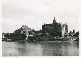 Marienburg, Westpr., Kreis Marienburg Marienburg i. Westpr., Die Marienburg von der Nogatseite XV Marienburg, Schloß