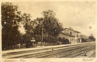 Ludwigsort, Kreis Heiligenbeil Ludwigsort, Bahnhof, III 