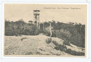 Cranz Kr. Samland, Ort, Kreis Samland Cranz, Klein Thüringen,  Aussichtsturm VI Cranz, Ausflugsziele