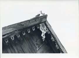Kronfelde, Kreis Johannisburg Kronfelde, Haus mit Rautengiebel Кронфельде, дом с ромбовидным фронтоном