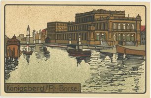Königsberg (Pr.), Stadtkreis Königsberg Königsberg (Pr.), Börse IX Königsberg, Börse am Pregel
