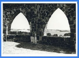 Treuburg, Kreis Treuburg Treuburg, Blick vom Kriegerdenkmal auf den Treuburger See Treuburg, Kreiskriegerdenkmal