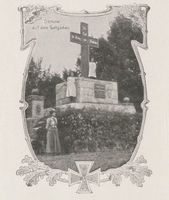 Galtgarben, Kreis Samland Galtgarben, Landwehrkreuz auf dem Galtgarben 