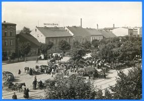 Lötzen, Stadt, Kreis Lötzen Lötzen, Marktplatz, Markttreiben II 