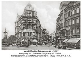 Königsberg (Pr.), Stadtkreis Königsberg Französische Straße