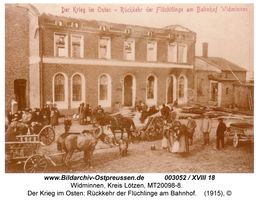 Widminnen, Kreis Lötzen Bahnhofstraße, Widminnen