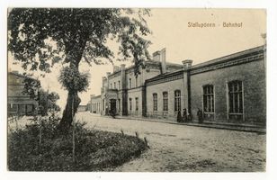 Ebenrode, Stadt, Kreis Ebenrode Ebenrode fr. Stallupönen, Bahnhof II 