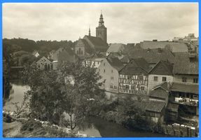 Heilsberg Kr. Heilsberg, Stadt, Kreis Heilsberg Heilsberg Kr. Heilsberg, Blick auf Kath. Kirche vom Ordensschloß aus Хайльсберг (район Хайльсберг), вид на католическую церковь с орденского замка