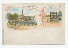 Königsberg (Pr.), Stadtkreis Königsberg Königsberg (Pr.), Tiergarten, Restaurant, Bären-Zwinger Königsberg, Tiergarten