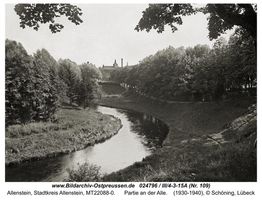 Allenstein, Stadtkreis Allenstein  Allenstein, Alletal