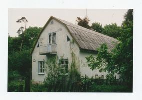 Metgethen, Ort und Bahnstation, Stadtkreis Königsberg Forstweg Metgethen, Forstweg, Ecke Postweg, Nordseite, heute: Kartaschewa Nr. 56 Метгетен, Форствег, угол Поствега, северная сторона, ныне: Карташева, № 56