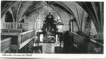Schaaken, Kreis Samland Schaaken, Kircheninneres 