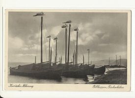 Pillkoppen, Kreis Samland Pillkoppen, Fischerkähne am Strand 