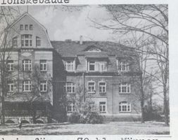 Königsberg (Pr.), Stadtkreis Königsberg Luisenallee 81-105 Königsberg, Mittelhufen, Luisenallee, Neue Blindenanstalt, Männerheim Königsberg, Blindenanstalt