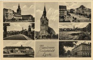 Lyck, Stadt, Kreis Lyck Lyck, 7 Ansichten 