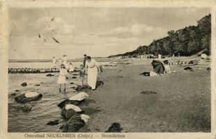 Neukuhren, Kreis Samland Neukuhren, Strandleben 
