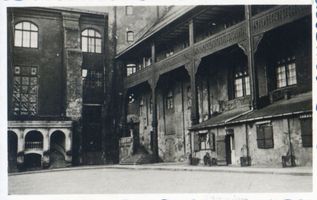 Königsberg (Pr.), Stadtkreis Königsberg Königsberg (Pr.), Nordflügel des Schlosses, Schloßhof II Königsberg, Weinrestaurant  Blutgericht  im Schloß