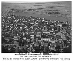 Tilsit, Stadt, Stadtkreis Tilsit  Tilsit, Luftbilder und Panoramen