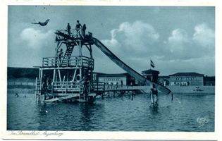 Angerburger Wasserwerk, Kreis Angerburg Badeanstalt