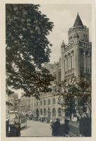 Königsberg (Pr.), Stadtkreis Königsberg Fritz-Tschierse-Platz (fr. Gesekusplatz) Königsberg (Pr.), Gesekusplatz (sp. Fritz-Tschierse-Platz), Hauptpostamt Königsberg, Stadtteil Altstadt (Umgebung des Schlosses)