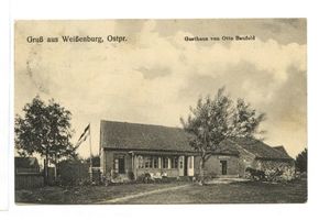 Weißenburg (Ostpr.), Kreis Sensburg Weißenburg, Gasthaus Otto Baufeldt 