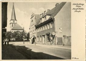 Schloßberg, Kreisstadt, Kreis Schloßberg Schloßberg, Kreisstadt, Adolf-Hitler-Straße II Шлоссберг, уездный город, Адольф-Гитлер-штрассе, II