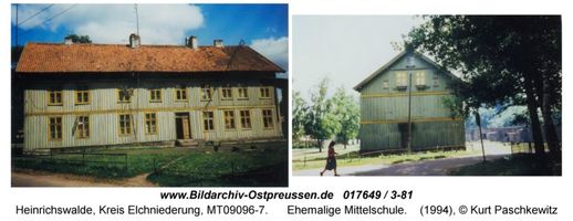 Heinrichswalde Kr. Elchniederung, Kreis Elchniederung Grünbaumer Allee