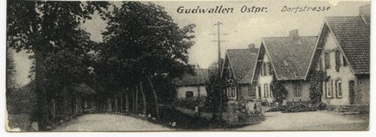 Gudwallen, Kreis Angerapp Gudwallen, Dorfstraße 