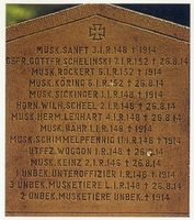 Groß Gardienen, Kreis Neidenburg Groß Gardienen, Deutsches Soldatengrab, Grabstein 