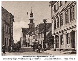 Braunsberg Kr. Braunsberg, Kreis Braunsberg Langgasse  