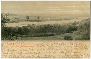 Obereißeln, Kreis Tilsit-Ragnit Ober Eißeln, Blick ins Memeltal 
