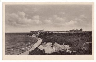 Brüsterort, Kreis Samland Brüsterort, Leuchtturm und alte Gräberei 