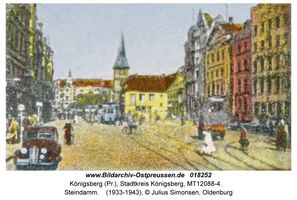 Königsberg (Pr.), Stadtkreis Königsberg Steindamm