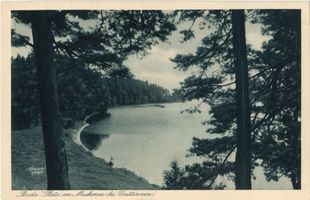  Masuren,  Buda  Platz am Muckersee bei Cruttinnen Masurische Seen