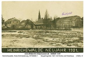 Heinrichswalde Kr. Elchniederung, Kreis Elchniederung Friedrichstraße, Heinrichswalde