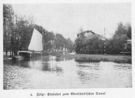 Zölp, Kreis Mohrungen Zölp,Einfahrt zum Oberländischen Kanal Königsberg, Dom