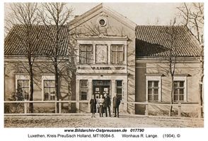 Luxethen, Kreis Preußisch Holland 